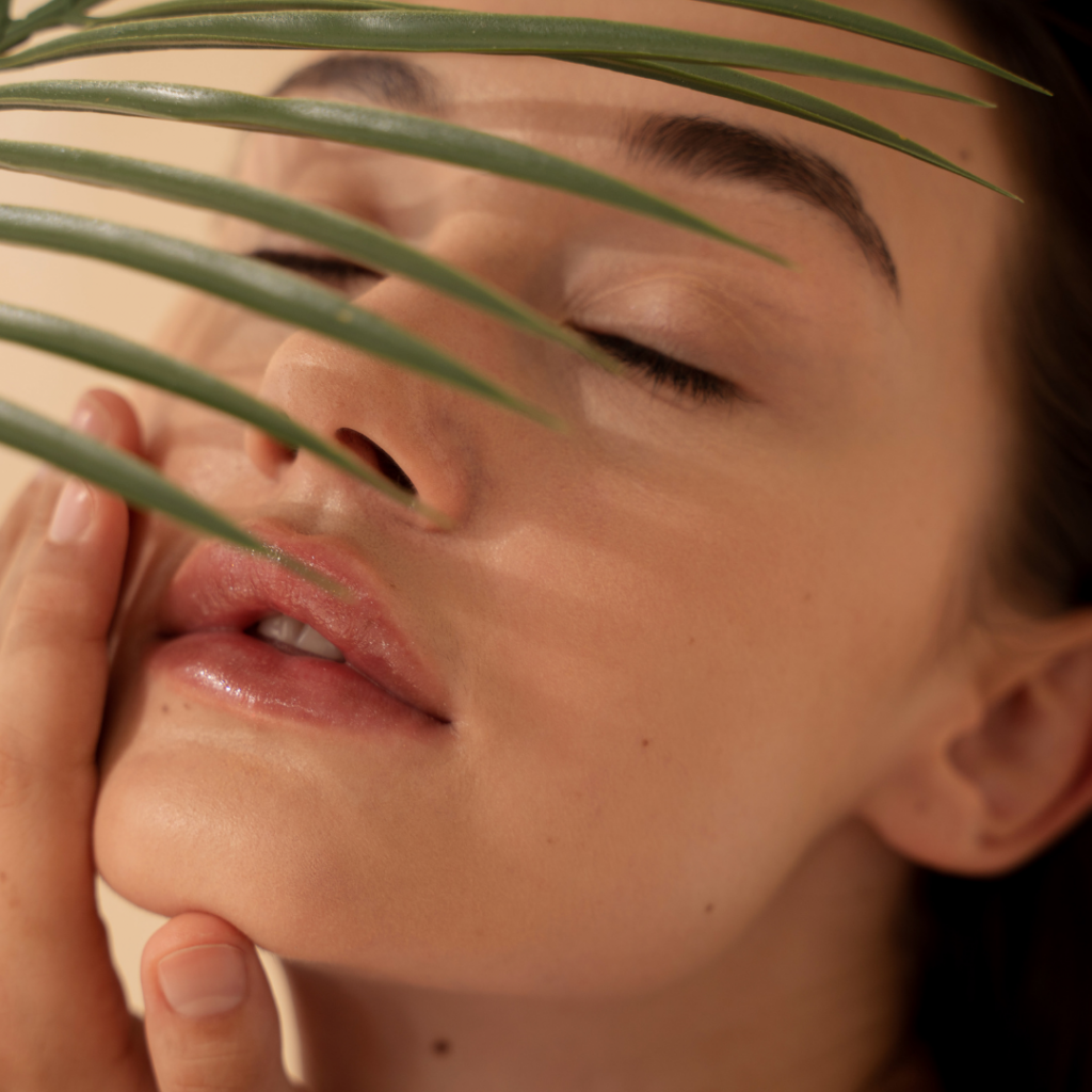 A women with beautiful lips after having dermal fillers at Battersea and Nine Elms Aesthetic Clinic.